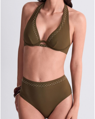 Braga de baño cintura alta Aubade Summer Stars (Khaki)
