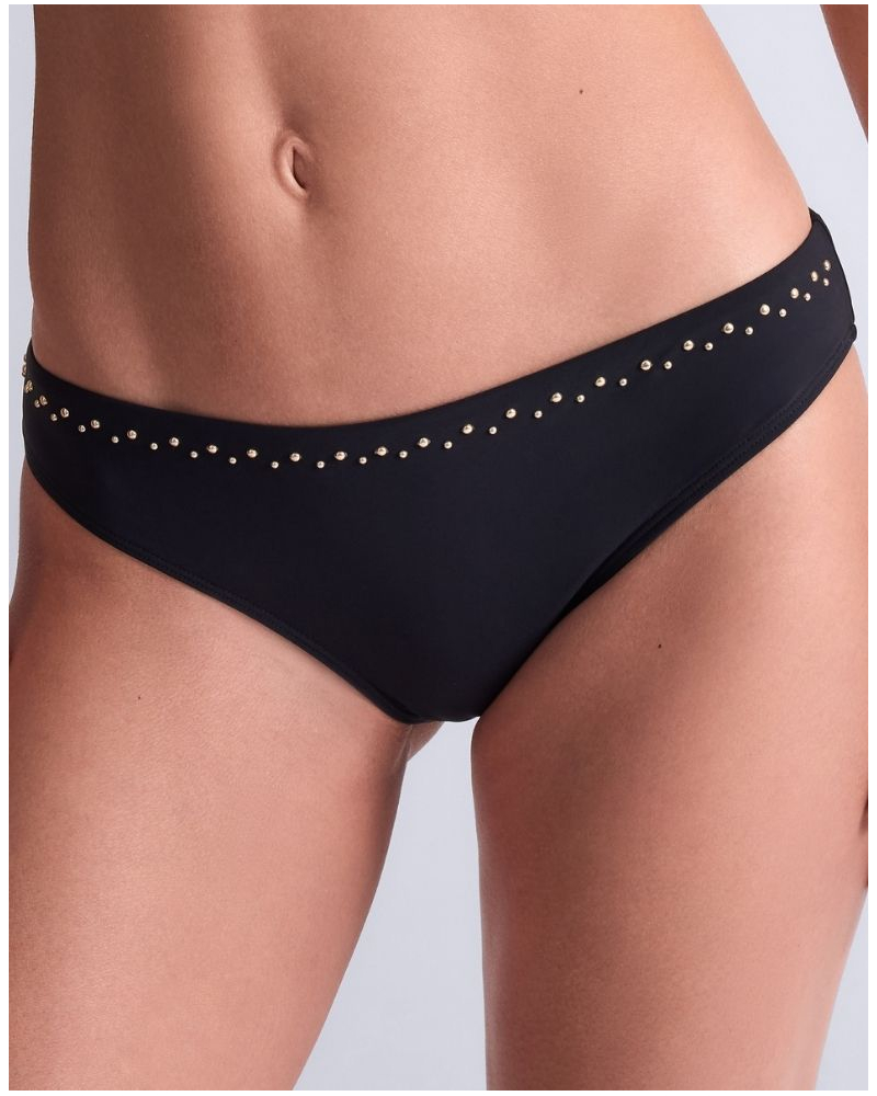 Brazilian bath brief Aubade Summer Stars (Black)