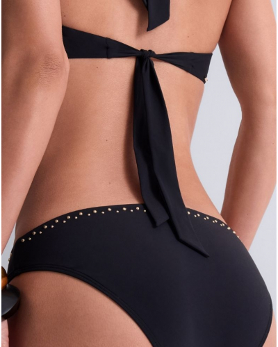 Brazilian bath brief Aubade Summer Stars (Black)