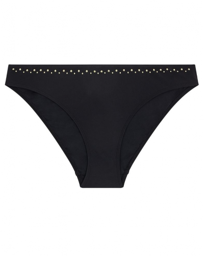 Calzoncillo de baño brasileño Aubade Summer Stars (Negro)