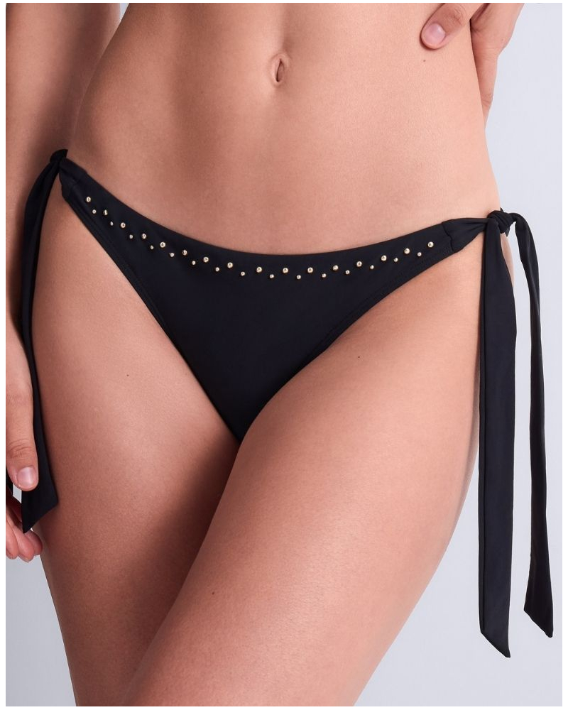 Slip de bain mini-coeur Aubade Summer Stars (Noir)