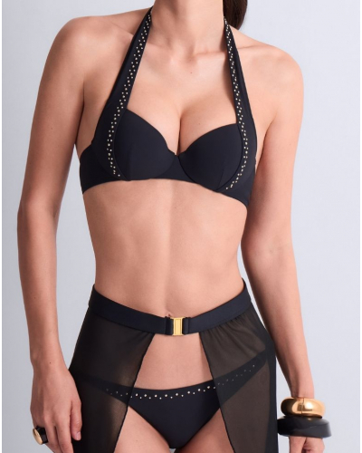 Braga de baño mini corazon Aubade Summer Stars (Negro)