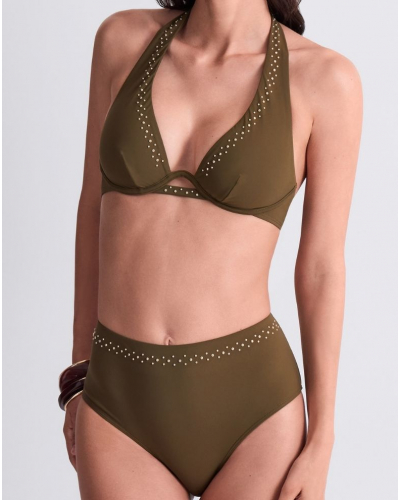 Sujetador de baño triangulo Aubade Summer Stars (Khaki)