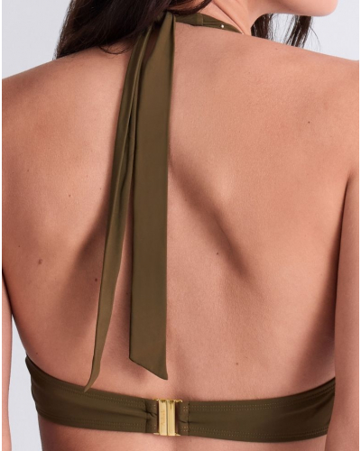 Triangle bath bra Aubade Summer Stars (Khaki)