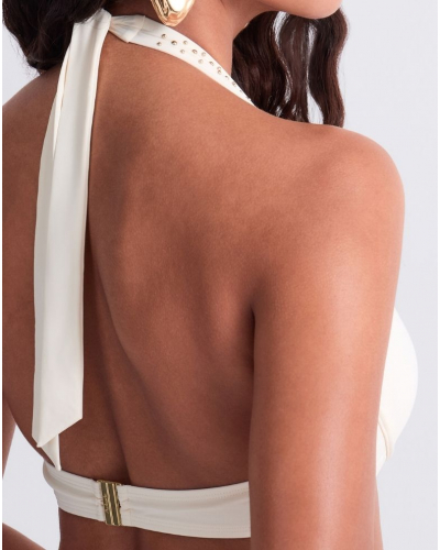 Soutien-gorge de bain triangle mono-armature Aubade Summer Stars (Sea Pearl)