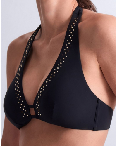 Sujetador de baño triangulo Aubade Summer Stars (Negro)