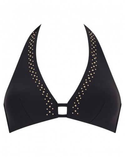 Soutien-gorge de bain triangle coques amovibles Aubade Summer Stars (Noir)