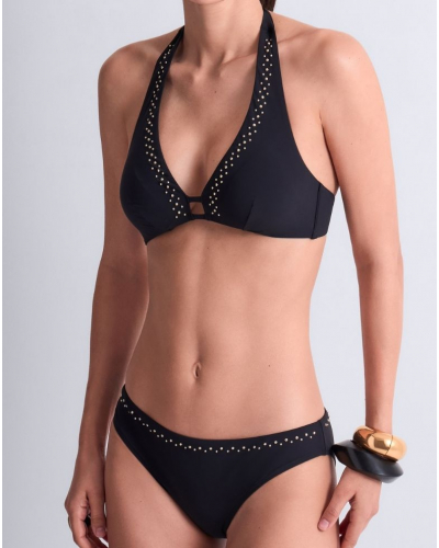 Soutien-gorge de bain triangle coques amovibles Aubade Summer Stars (Noir)