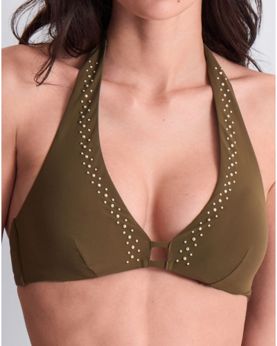 Sujetador de baño triangulo Aubade Summer Stars (Khaki)