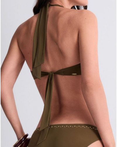 Triangle bath bra Aubade Summer Stars (Khaki)