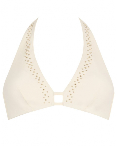 Soutien-gorge de bain triangle coques amovibles Aubade Summer Stars (Sea Pearl)