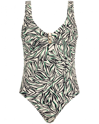 Maillot de bain une pièce avec armature Tropical Splash (Wild Stripes)
