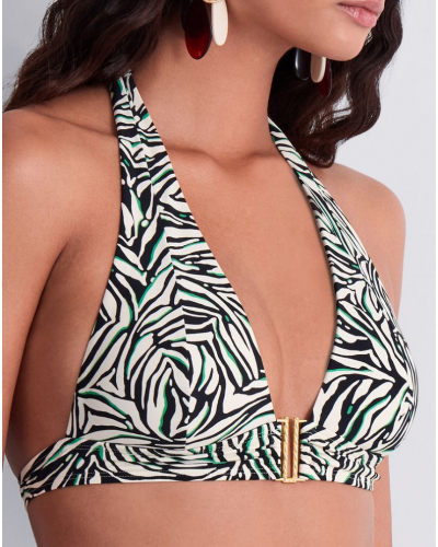 Soutien-gorge de bain triangle Aubade Tropical Splash (Wild Stripes)
