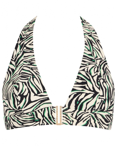 Triangle bath bra Aubade Tropical Splash (Wild Stripes)