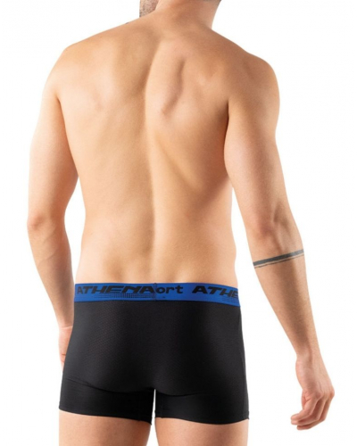 Paquete de 3 Bóxers Mech Stretch Athena Daily Sport (Negro)