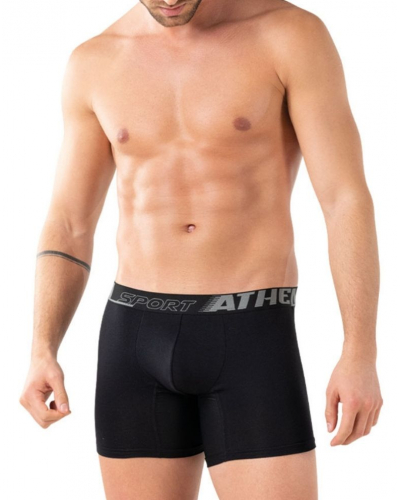Pack of 3 Stretch Cotton boxers Athena Air Fit Sport (Black / Grey / Black)