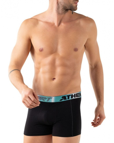 Pack of 3 Athena Odor Control Sport Boxers (Black)