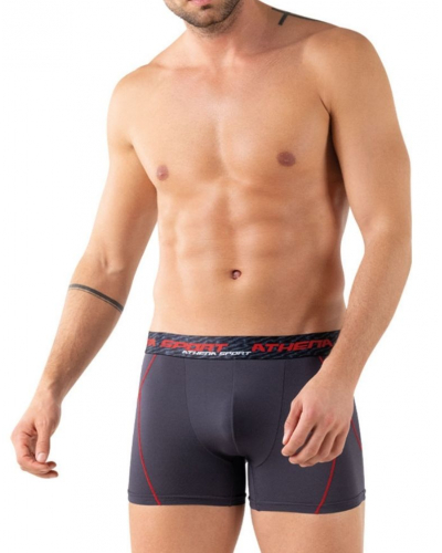Paquete de 3 Bóxers Athena Training Dry Sport (Negro / Antracita / Rojo)