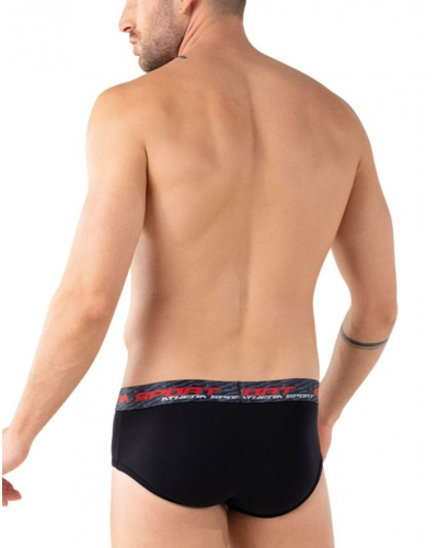 Paquete de 3 Slips Athena Training Dry Sport (Negro)