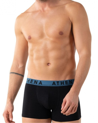 Pack of 3 Athena Stretch Cotton Easy Color Boxers (Black)