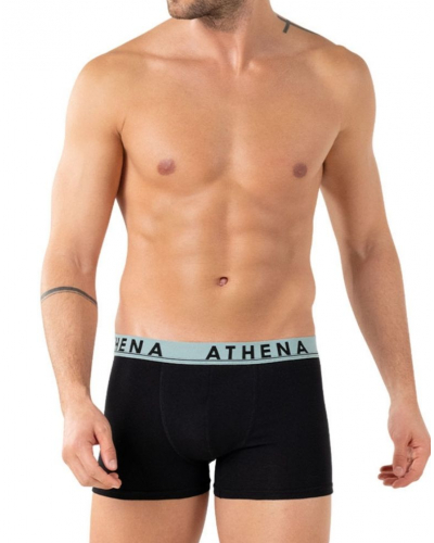 Pack of 3 Athena Stretch Cotton Easy Color Boxers (Black)