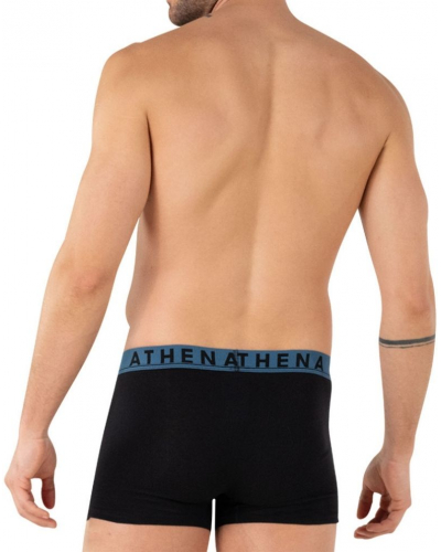 Pack of 3 Athena Stretch Cotton Easy Color Boxers (Black Printed)
