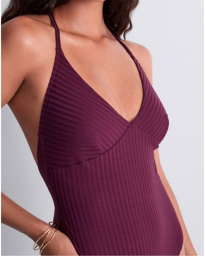 Traje de baño de una pieza suave Aubade Sun Pop (Açai)