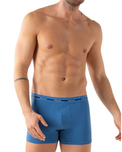 Lot de 3 boxers Athena Stretch Coton (Noir/Bleu/Marine)