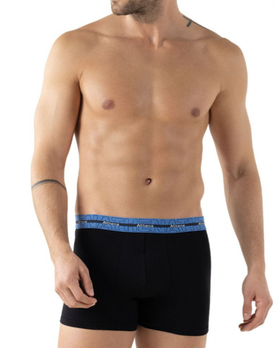 Pack of 3 Athena Stretch Cotton Boxers (Black / Blue / Navy)