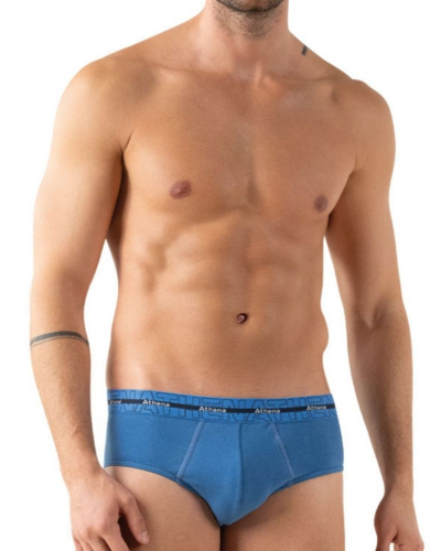 Lot de 3 slips Stretch coton Athena (Noir/Bleu/Marine)