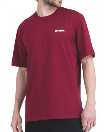 Athena Short Jersey Pajamas 100% Cotton (Plum / Black)