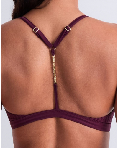 Soutien-gorge de bain triangle coques amovibles Aubade Sun Pop (Açai)