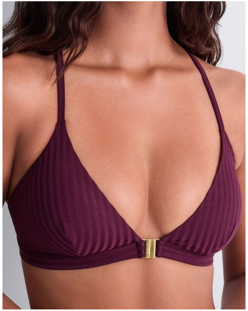 Triangle bath bra with removable cup Aubade Sun Pop (Açai)