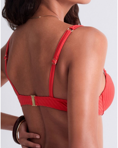 Soutien-gorge de bain plunge coques Aubade Sun Pop (Coral)