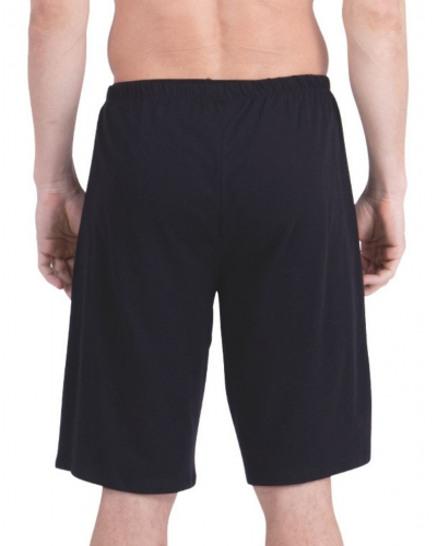 Athena Short Pajama with Crew Neck Jersey 100% Cotton (Mineral Blue / Black)