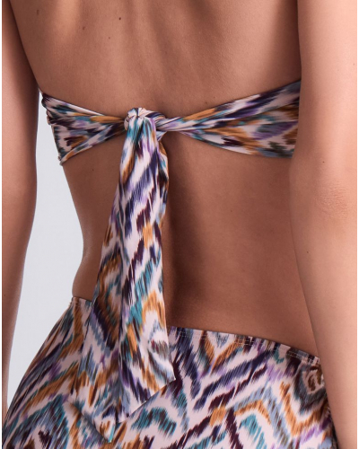 Underwired bandeau bra Aubade Aurora Sands (Boho)