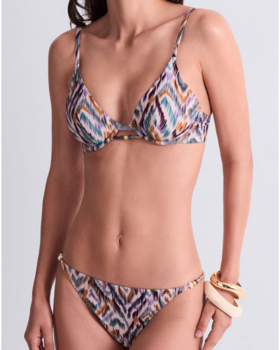 Soutien-gorge de bain triangle plunge Aubade Aurora Sands (Boho)