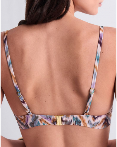 Plunge triangle swim bra Aubade Aurora Sands (Boho)