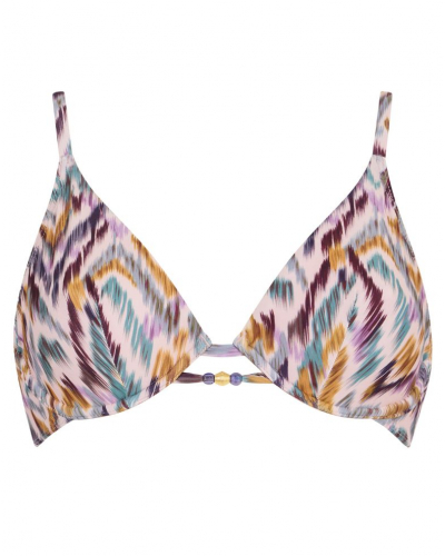 Plunge triangle swim bra Aubade Aurora Sands (Boho)