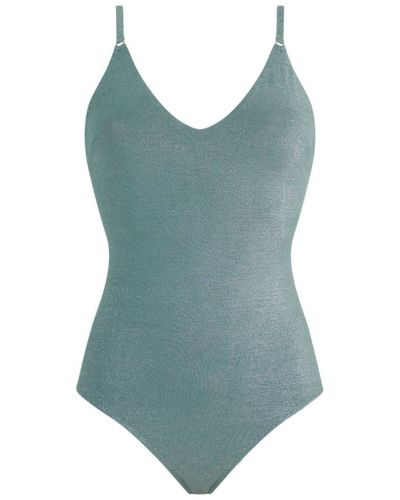 Traje de baño de una pieza suave Aubade Summer Glow (Aqua)