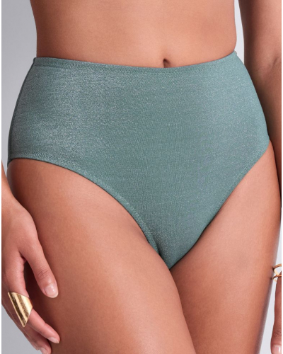 Culotte de bain taille haute Aubade Summer Glow (Aqua)