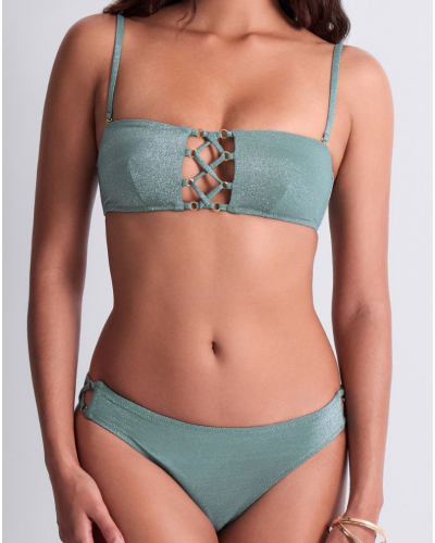 Strapless bath bra Aubade Summer Glow (Aqua)