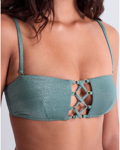 Soutien-gorge de bain bandeau Aubade Summer Glow (Aqua)