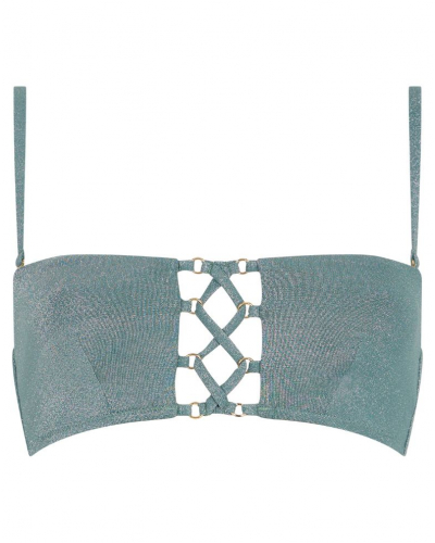 Soutien-gorge de bain bandeau Aubade Summer Glow (Aqua)