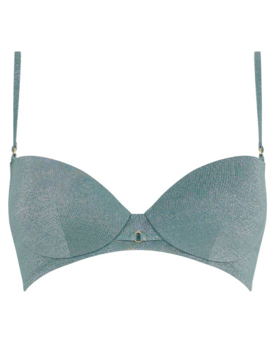 Plunge cup swim bra Aubade Summer Glow (Aqua)