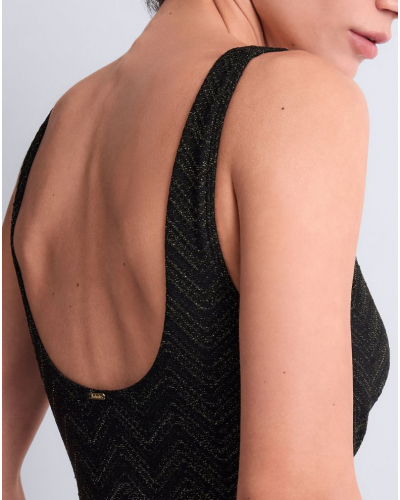 Maillot de bain une pièce armatures Aubade Golden Horizon (Noir)