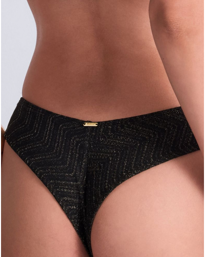 Tanga de bain Aubade Golden Horizon (Noir)
