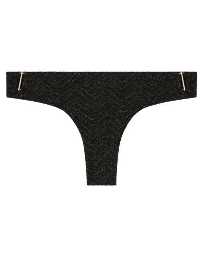 Tanga de bain Aubade Golden Horizon (Noir)