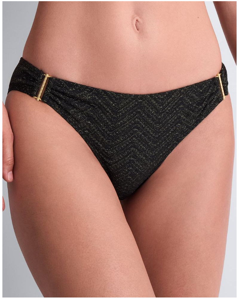 Braga de baño brasileña Aubade Golden Horizon (Negro)