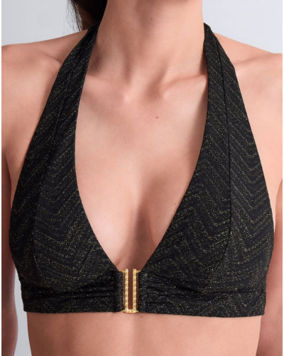 Triangle bath bra Aubade Aubade Golden Horizon (Black)